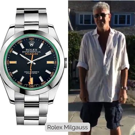 anthony bourdain rolex|Anthony Bourdain watches.